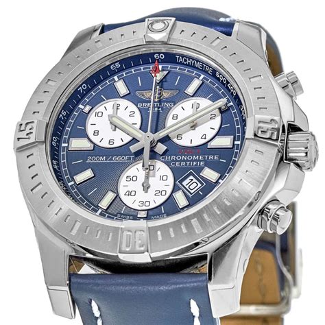 breitling colt blue leather|More.